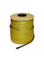 Уплотнитель Fuaro (Фуаро) самоклеящийся ADH/D-9x7,5mm, BLACK черный 100m