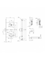 Корпус Punto (Пунто) замка ML85-50 WH (белый)