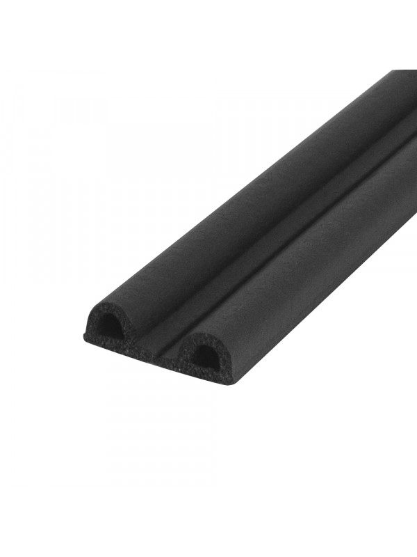 Уплотнитель Fuaro (Фуаро) самоклеящийся ADH/P-9x5,5mm BLACK черный 100m