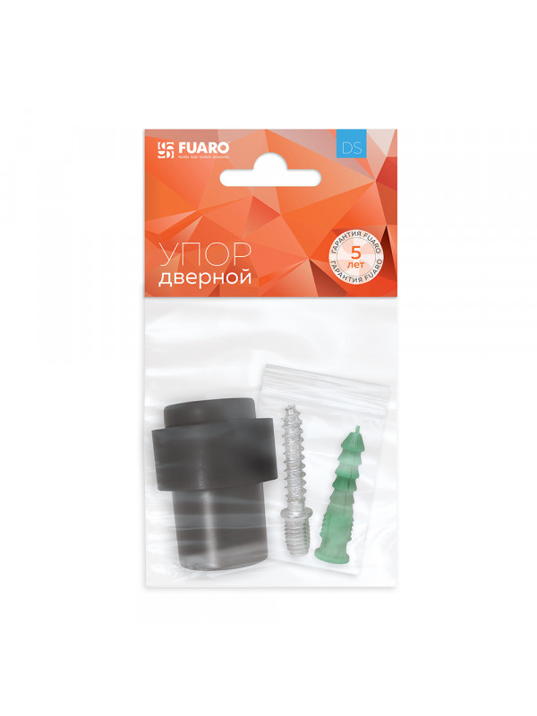 Упор Fuaro (Фуаро) дверной напольный STOPPER/14 (DS-14 ) BL-24 черный