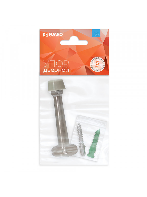Упор Fuaro (Фуаро) дверной настенный STOPPER/15 (DS-15) SN-3 мат.никель