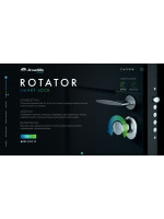 Электронный Armadillo (Армадилло) замок ROTATOR EL.RT01.01 BL черный