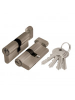 Цилиндровый Ajax (Аякс) механизм (AX102/60) AX1002Knob60 (25+10+25)/HD AB бронза 4Key с вертушкой