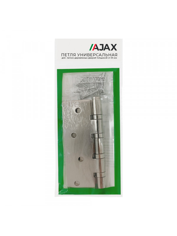 Петля Ajax (Аякс) универсальная IN4000U BL (4B/P 100x70x2) черный ПАКЕТ