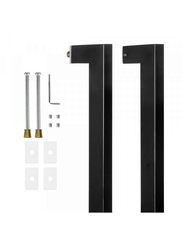 Ручка-скоба Fuaro (Фуаро) PULL.PH38/1500.26 INOX 304 (PH-26-38/1500-INOX) BLACK