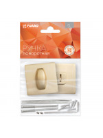Ручка Fuaro (Фуаро) поворотная BK6.K.SL52 (BK6 SL) SSG-39 сатинированное золото