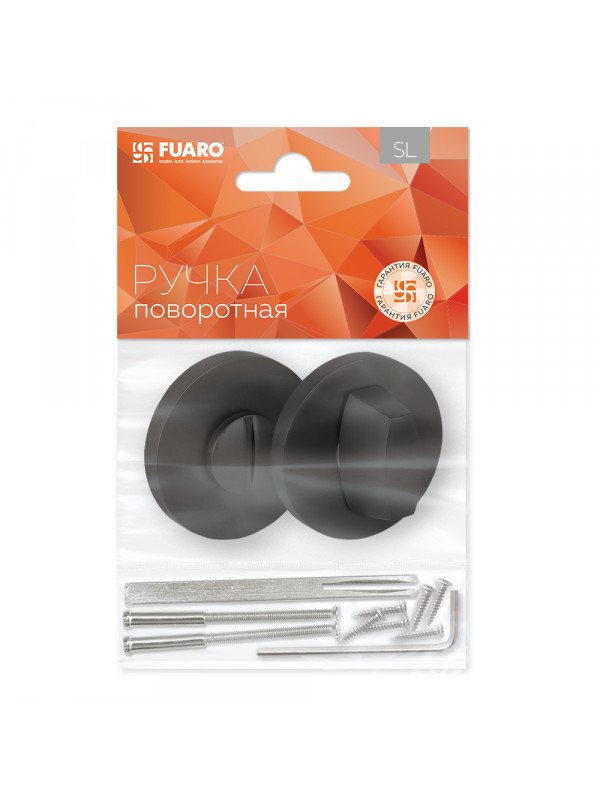 Ручка Fuaro (Фуаро) поворотная BK6.R.SLR52 (BK6 SLR) BL-24 черный