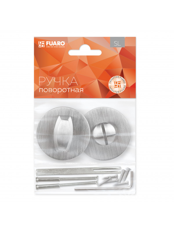 Ручка Fuaro (Фуаро) поворотная BK6.R.SLR52 (BK6 SLR) SSC-16 сатинированный хром