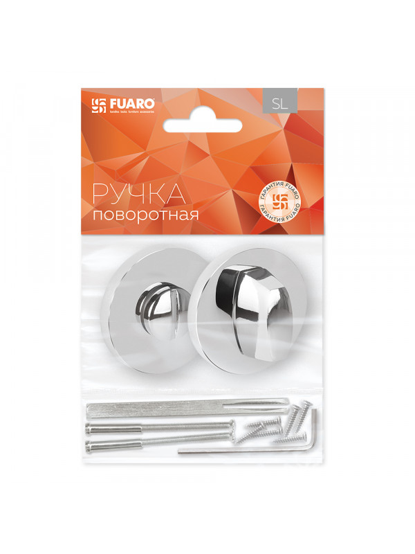 Ручка Fuaro (Фуаро) поворотная BK6.R.SLR52 (BK6 SLR) CP-8 хром