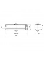 Доводчик Ajax (Аякс) дверной DCTR80-140 (TDR-140) 80-140кг BR коричневый