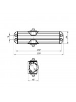 Доводчик Fuaro (Фуаро) дверной DC20-5/TS-68 WH до 110 кг (белый)