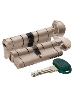 Цилиндровый механизм Mottura (Моттура) с вертушкой C31F364601RC5 (82 мм/31+10+41), МАТ.НИКЕЛЬ (верт. 99.506)